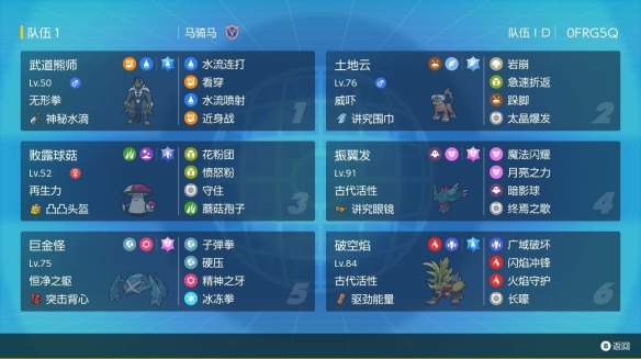 《宝可梦朱紫》规则F平衡队搭配攻略
