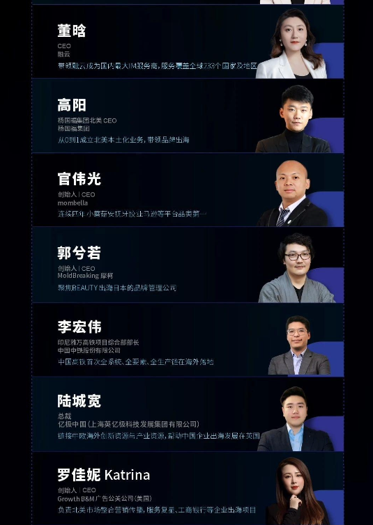 首届福布斯中国・出海全球化TOP30榜单公布，设“领军人物”和“先锋人物”两个类别
