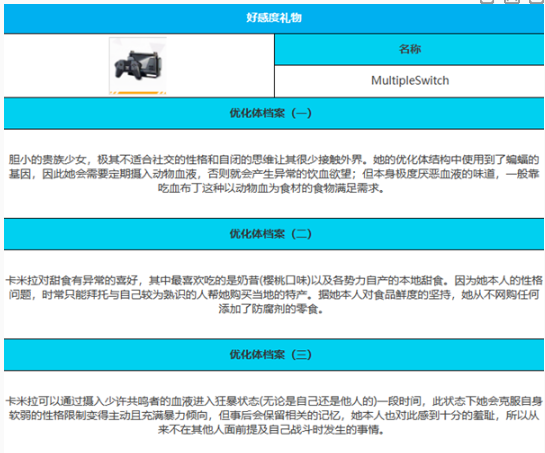 《绯色回响》卡米拉角色技能属性介绍