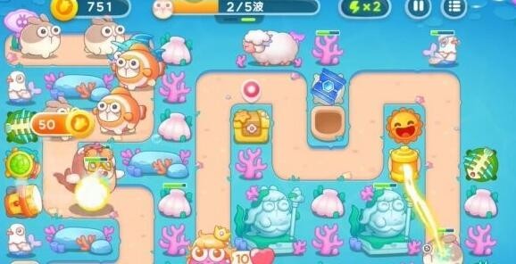 《保卫萝卜4》海的闺女第99关通关攻略