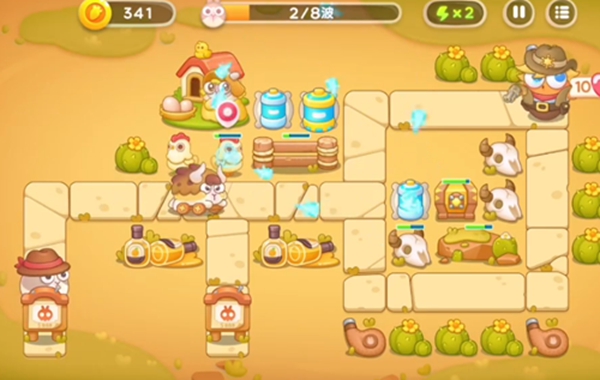 《保卫萝卜4》波仔很忙第10关怎么过