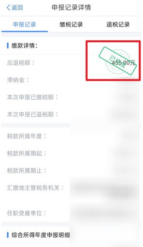 《个人所得税》申报记录查看教程分享