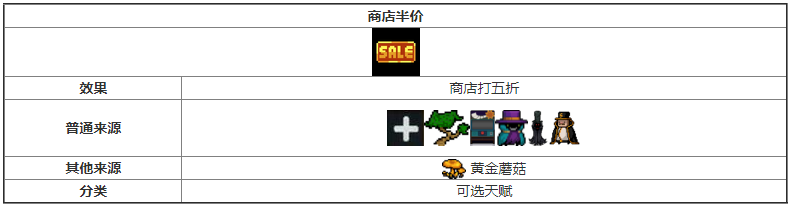 《元气骑士》商店半价天赋效果介绍